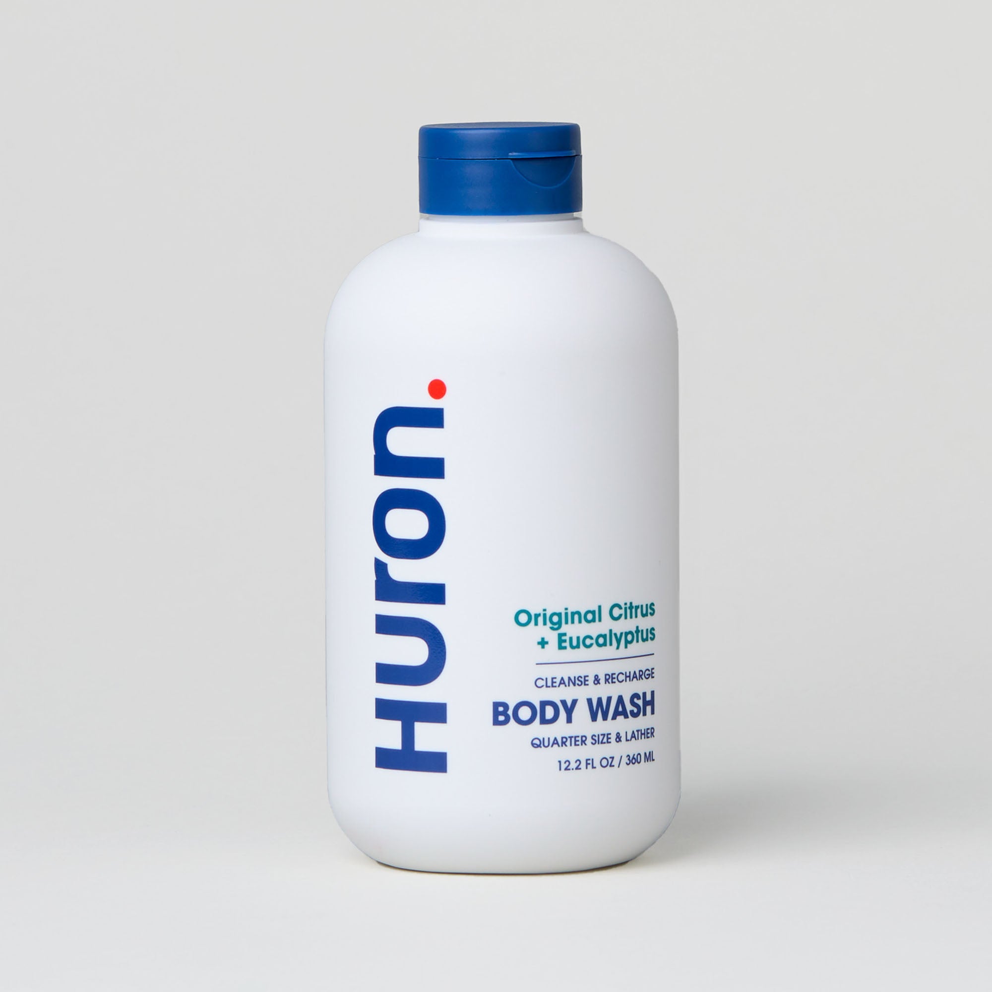 Huron bottle - Original Citrus + Eucalyptus; CLEANSE & RECHARGE; BODY WASH; #scent_citrus + eucalyptus