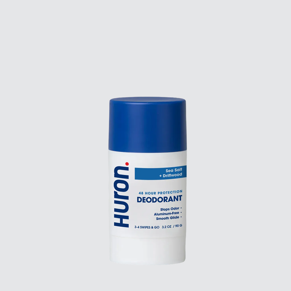 Huron — Sea Salt + Driftwood; 48 HOUR PROTECTION; DEODORANT; #scent_sea salt + driftwood