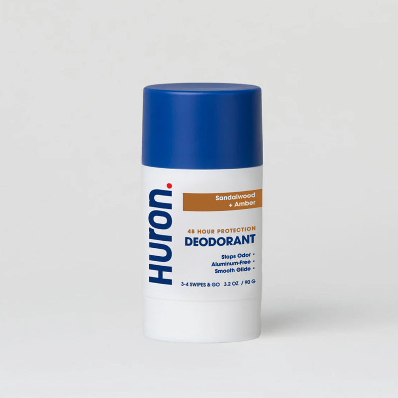 Huron. Sandalwood + Amber 48 HOUR PROTECTION DEODORANT #scent_sandalwood + amber