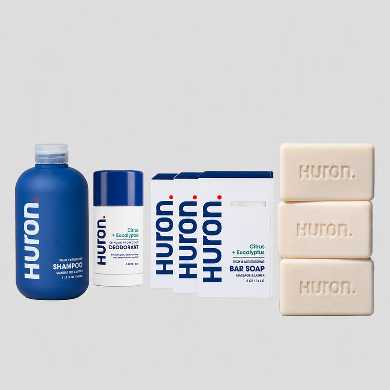 Bar Soap 3 Pack + Deo + Shampoo