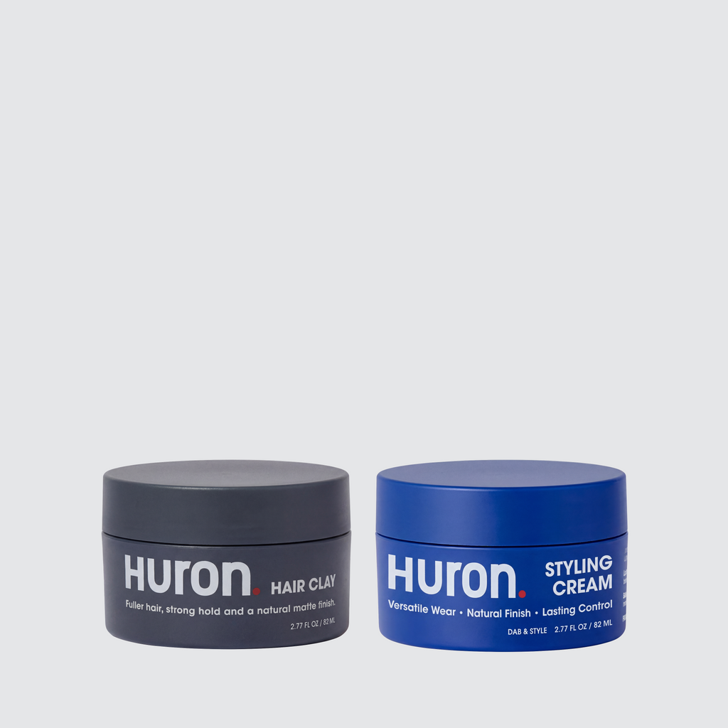 Shampoo, Conditioner, Hair Styler & Hair Clay for Men | Huron