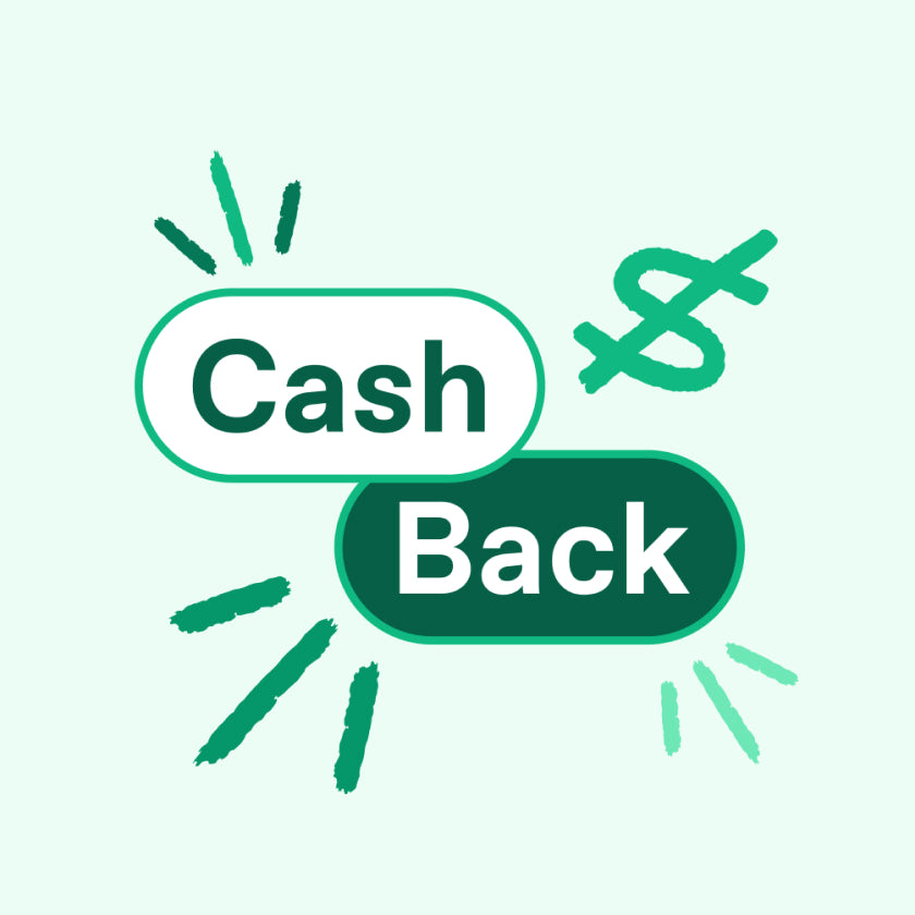 Cash Back with decorative elements